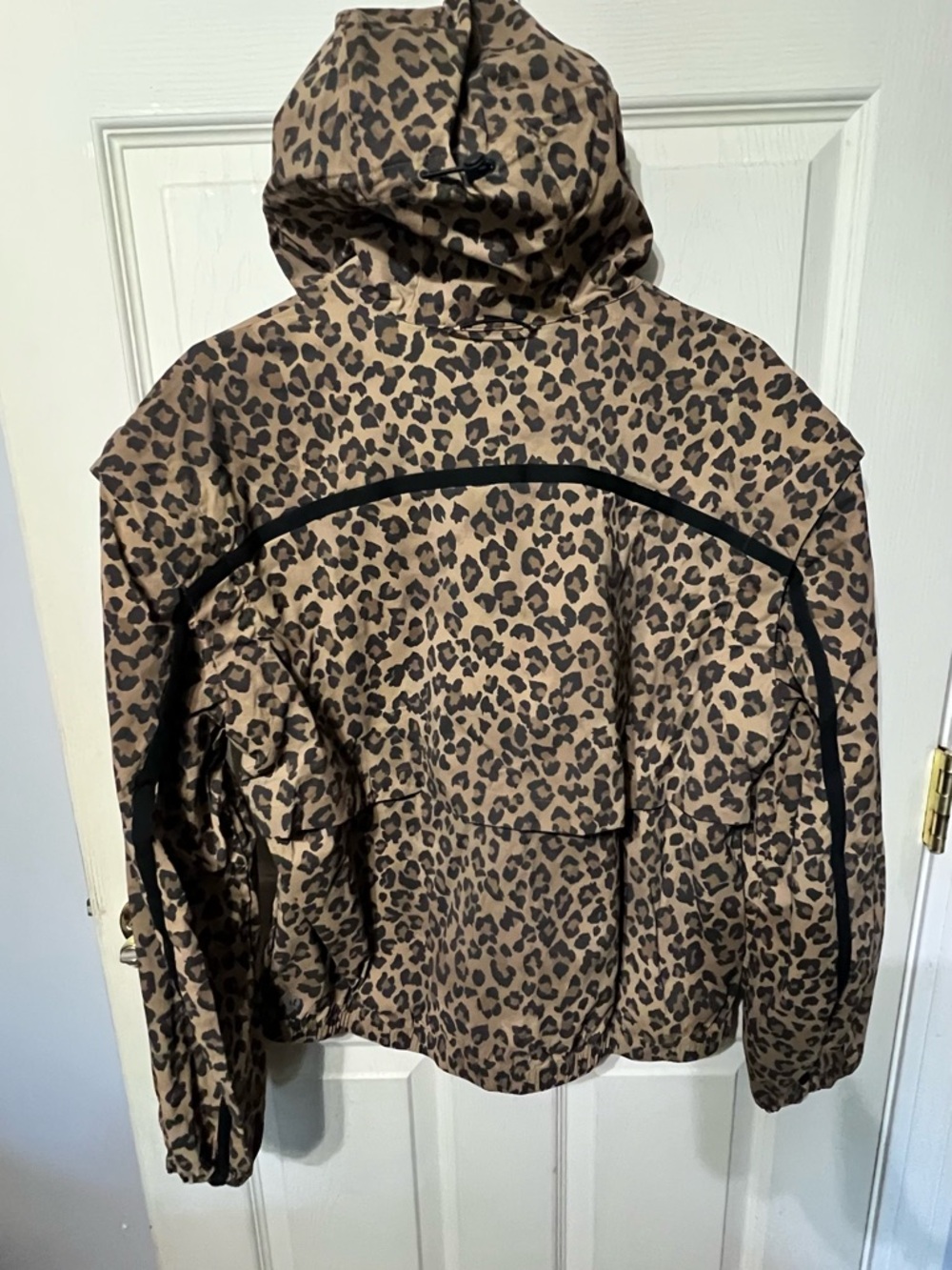lululemon athletica Leopard-Print Hooded Utility Jacket - Brown & Black